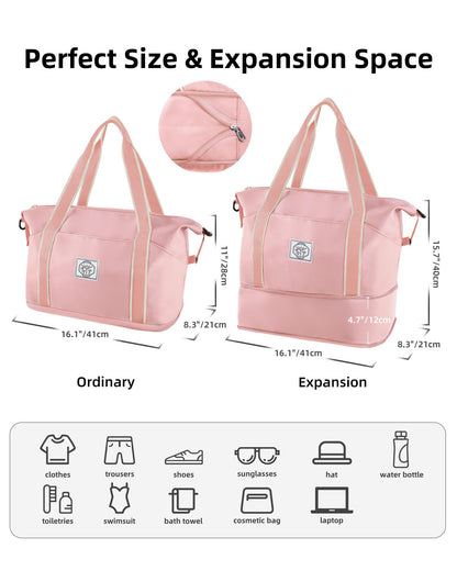 WALNEW Foldable Waterproof Travel Duffel Bag