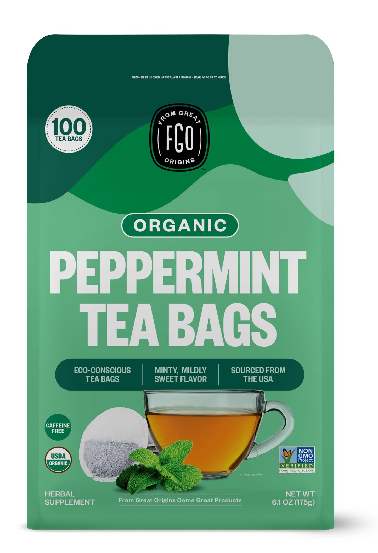 ElderZen Organic Tea - Caffeine-Free Eco Bags