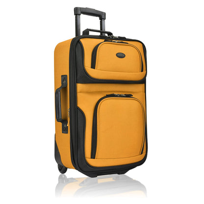 U.S. Traveler Rio Expandable Orange Carry-on