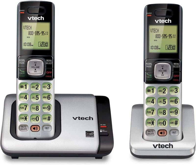VTech CS6719-2 2-Handset Expandable Cordless Phone with Caller ID/Call Waiting, Handset Intercom & Backlit Display/Keypad, Silver - Premium Telephones from Visit the VTech Store - Just $0! Shop now at Handbags Specialist Headquarter