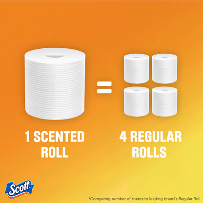 Scott SoftEase: 12 Double Rolls, Septic-Safe Tissue