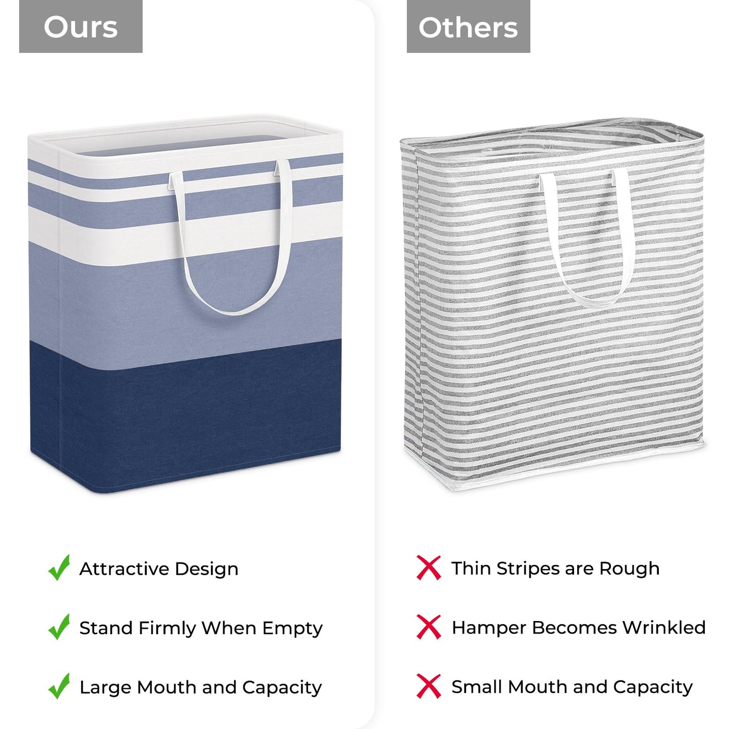HomeHacks Duo Waterproof Laundry Baskets
