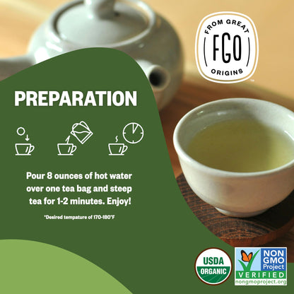 ElderZen Organic Tea - Caffeine-Free Eco Bags