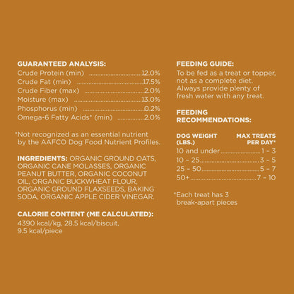 Wag Expedition Pumpkin Chia Dog Treats, Organic Biscuits