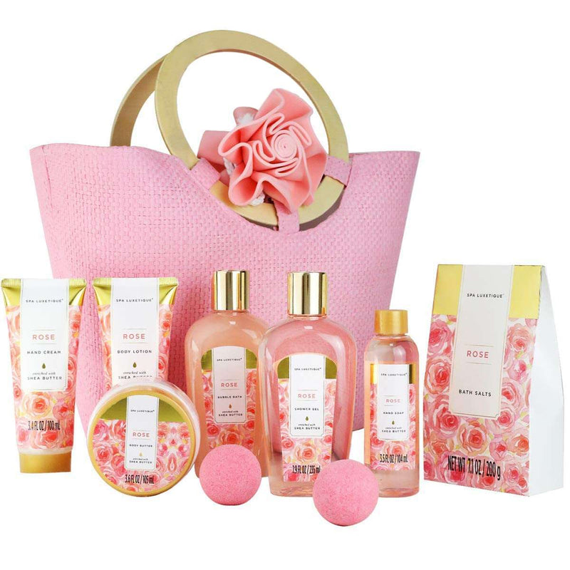Spa Luxetique Gift Baskets for Women, Spa Gifts for Women - 10pcs Lavender Bath Gifts with Bath Bomb, Body Lotion, Bubble Bath, Relaxing Spa Baskets for Women Gift, Birthday Gifts for Women Mom - Premium Bath & Shower Sets from Visit the spa luxetique Store - Just $57.99! Shop now at Handbags Specialist Headquarter