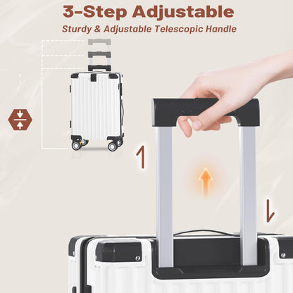 JetGlide 3pc Spinner: Expandable Hardshell Luggage