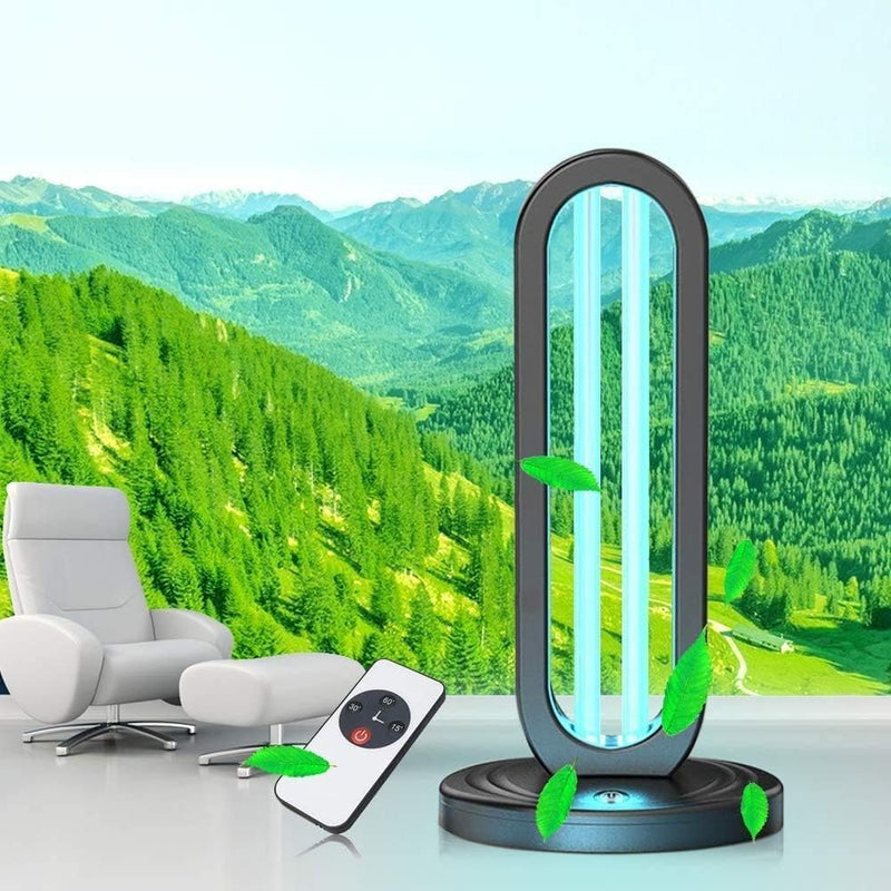 UVILIZER Tower - UV Light Sanitizer & Ultraviolet Sterilizer Lamp w/Remote Control (Portable UV-C Cleaner for Home, Baby Room, Office | 38W UVC Disinfection Bulb | Kill Germs, Bacteria, Virus | USA) - Premium Health Care from Visit the In My Bathroom Store - Just $164.99! Shop now at Handbags Specialist Headquarter