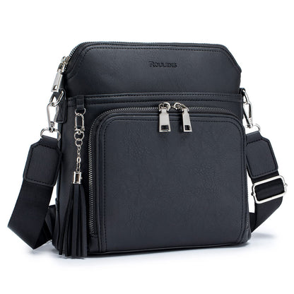 Tassel Charm Crossbody Bag for Women