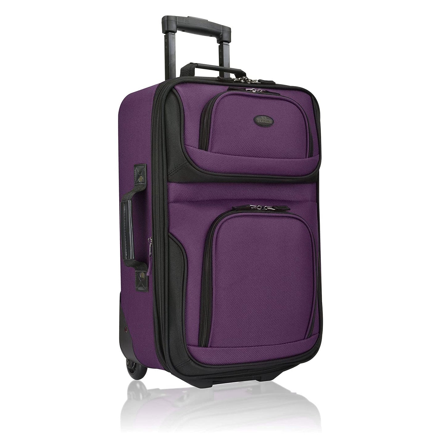 U.S. Traveler Rio Expandable Orange Carry-on