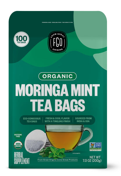 ElderZen Organic Tea - Caffeine-Free Eco Bags