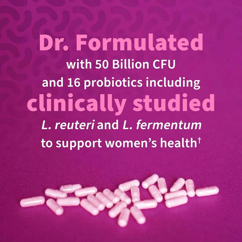 Dr. Formulated Probiotics for Women & Prebiotics, 50 Billion CFU for Women’s Daily Digestive Vaginal & Immune Health, Garden of Life 16 Probiotic Strains Shelf Stable No Gluten Dairy Soy, 30 Capsules - Premium Vitamins, Minerals & Supplements from Visit the Garden of Life Store - Just $52.82! Shop now at Handbags Specialist Headquarter