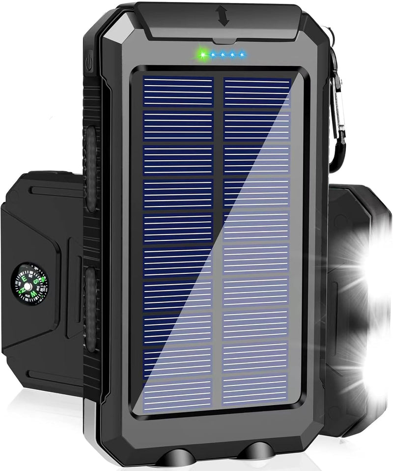 𝟮𝟬𝟮𝟰 𝙐𝙥𝙜𝙧𝙖𝙙𝙚 Solar Charger Power Bank, 38800mAh Portable Charger Fast Charger Dual USB Port Built-in Led Flashlight and Compass for All Cell Phone and Electronic Devices - Premium Phone from Visit the Saraupup Store - Just $31.99! Shop now at Handbags Specialist Headquarter