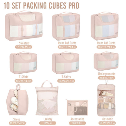Veken Travel Cubes - 8 Piece Set