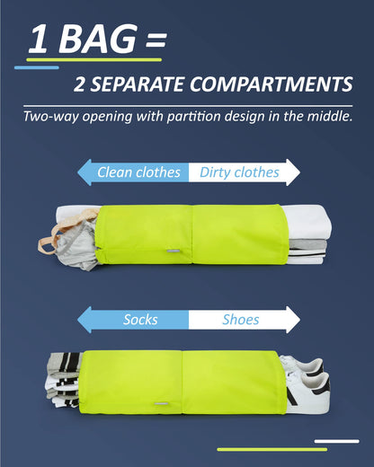 PackPro 6 Set Compression Cubes for Travel
