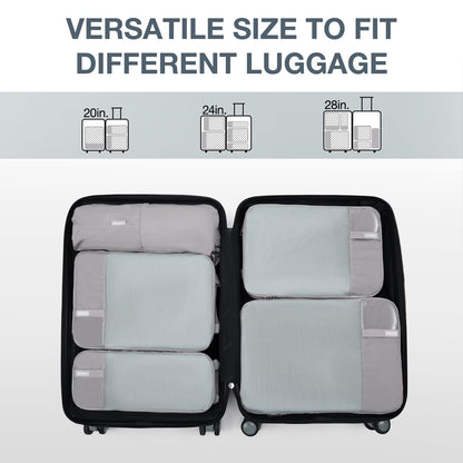 PackPro 6 Set Compression Cubes for Travel