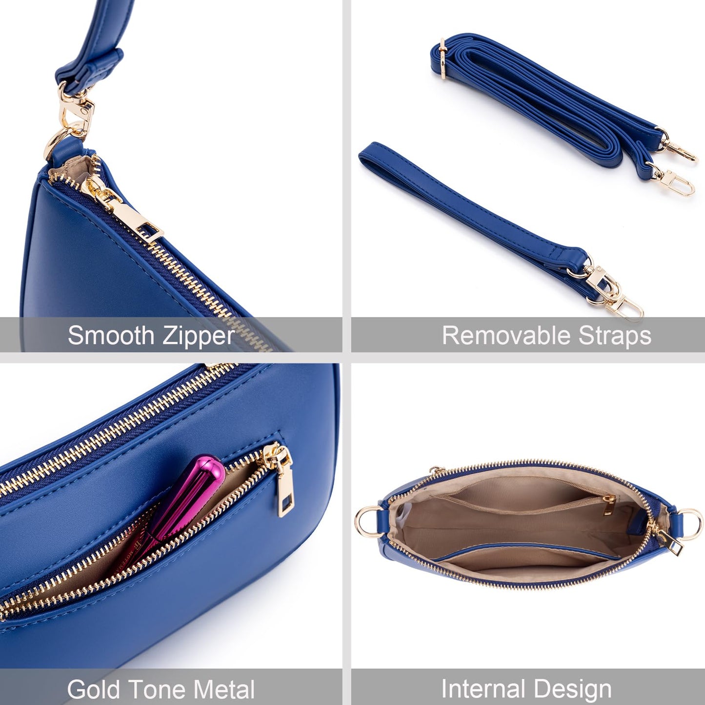 Retro Vegan Leather Shoulder Bag