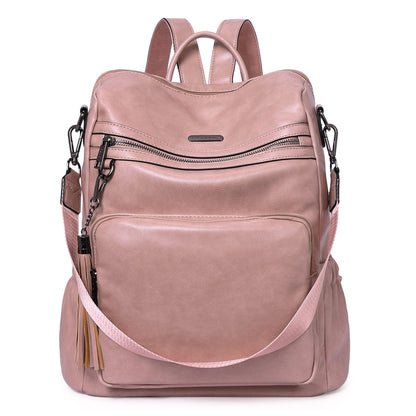 CLUCI Luxe Convertible Leather Backpack Purse