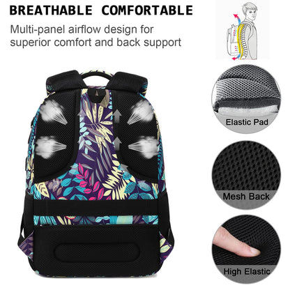 SecureSlim Laptop Backpack with USB & Water Resistance