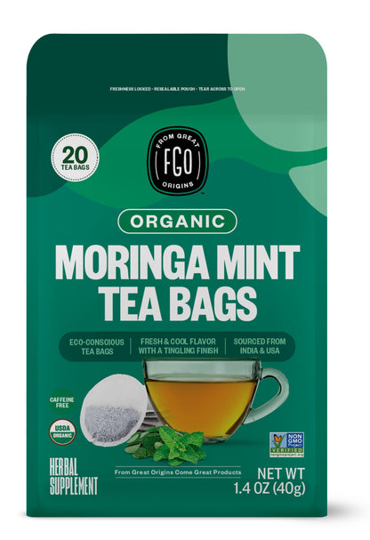 ElderZen Organic Tea - Caffeine-Free Eco Bags