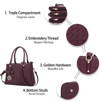 Luxe Leather Satchel & Crossbody Bags