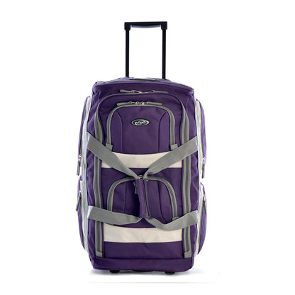 Olympia 22 Max Wheeled Duffel: 8-Pocket Water-Resist
