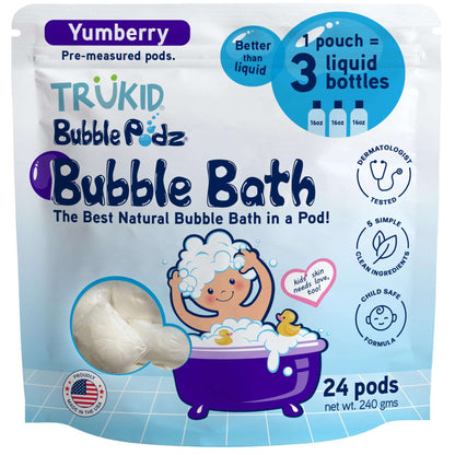 TruKid Bubble Podz: Gentle Lavender Bath Bombs