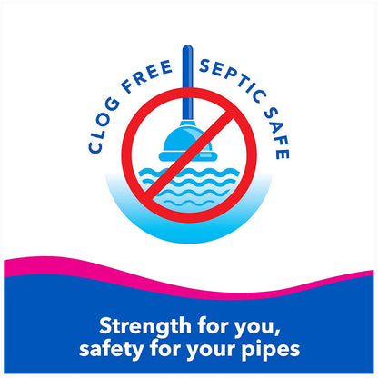 Scott SoftEase: 12 Double Rolls, Septic-Safe Tissue