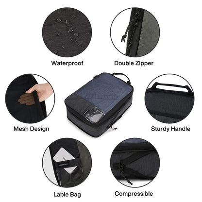 PackPro 6 Set Compression Cubes for Travel