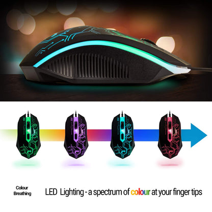 Hornet RX-250: 4-in-1 RGB Gaming Gear Bundle