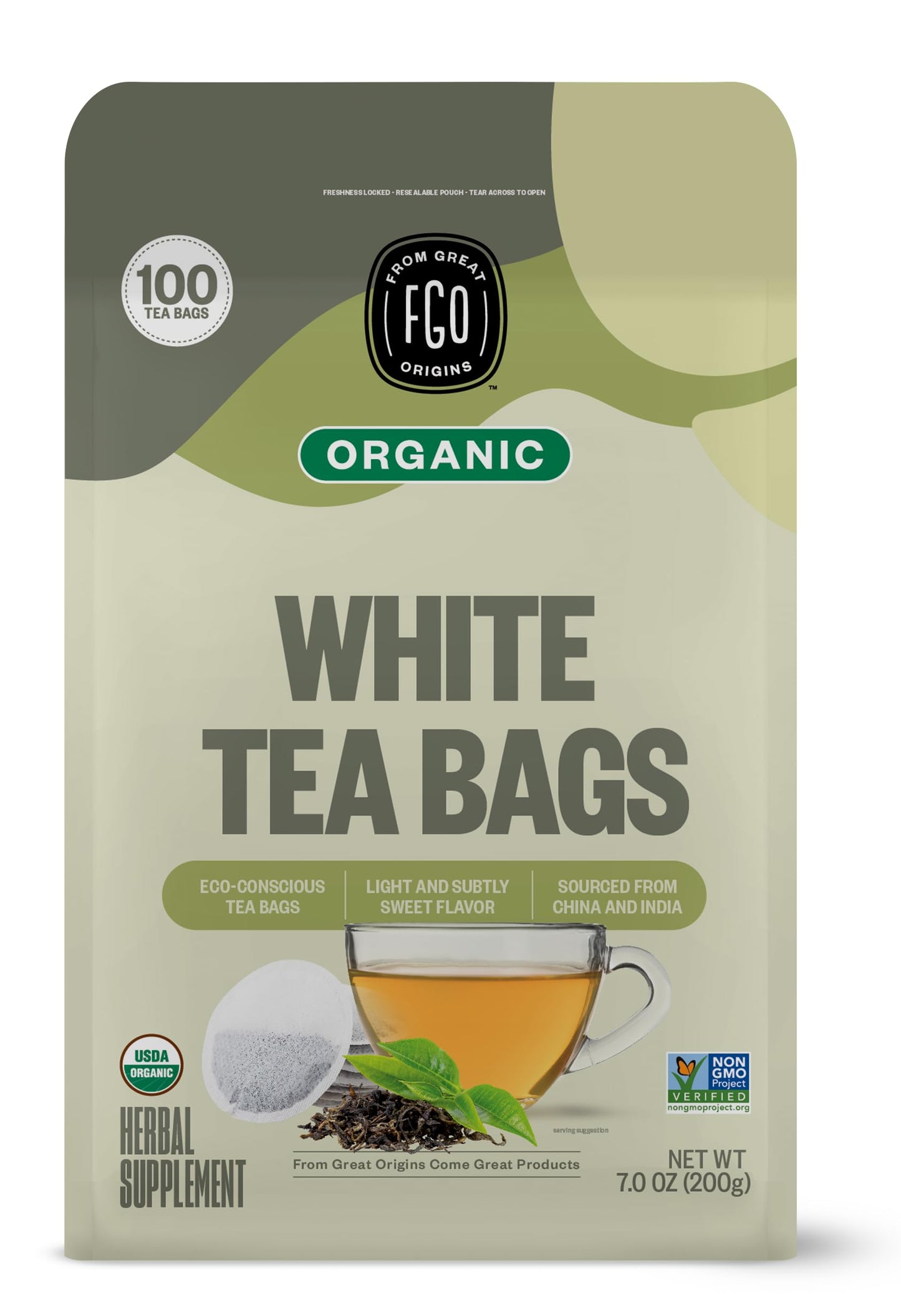 ElderZen Organic Tea - Caffeine-Free Eco Bags