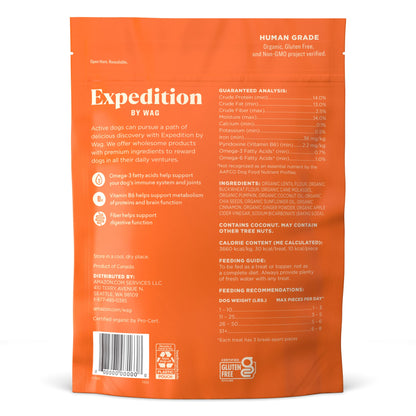 Wag Expedition Pumpkin Chia Dog Treats, Organic Biscuits