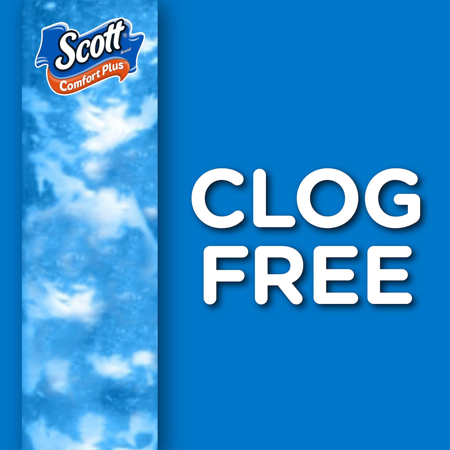 Scott SoftEase: 12 Double Rolls, Septic-Safe Tissue