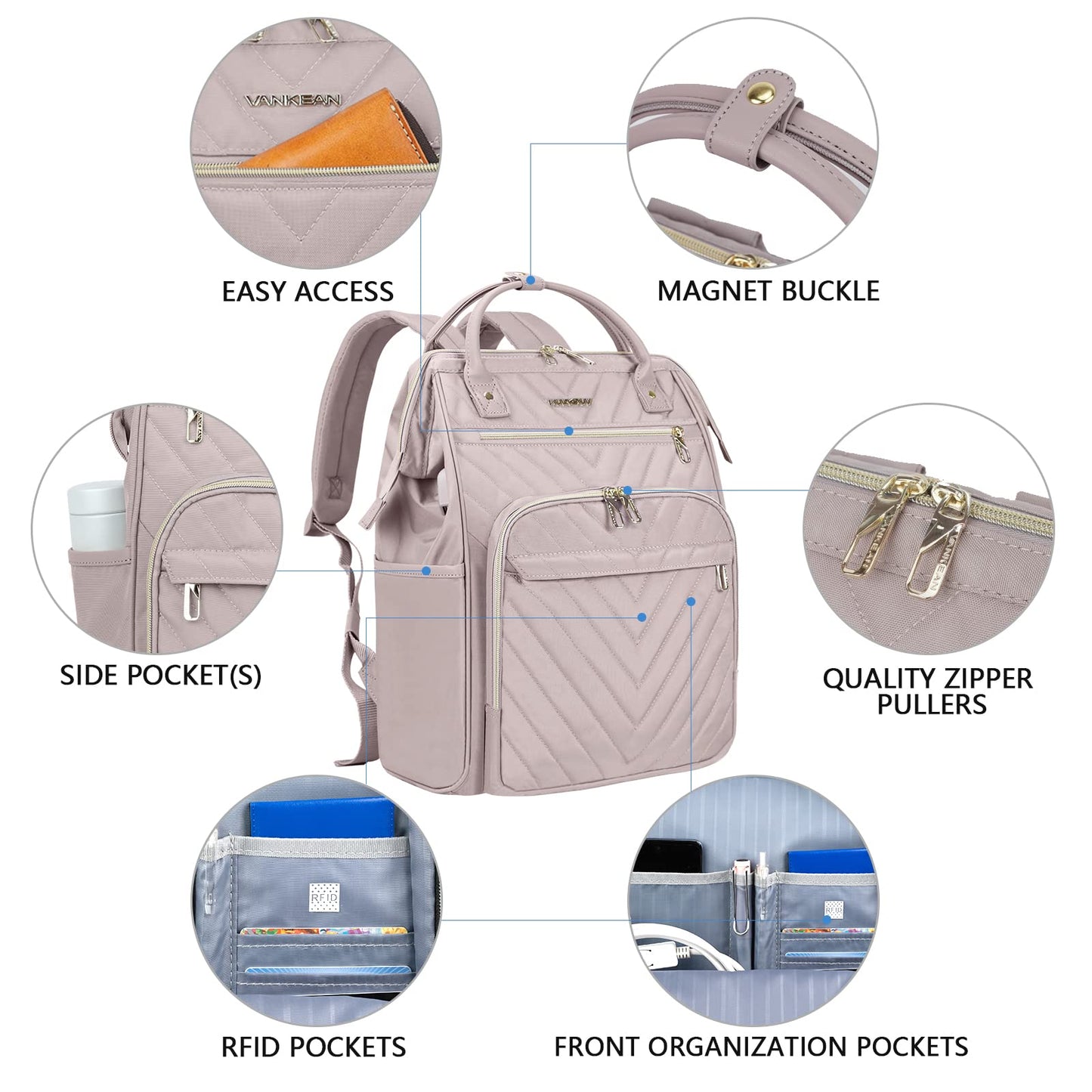 Vankean 17 Laptop Backpack
