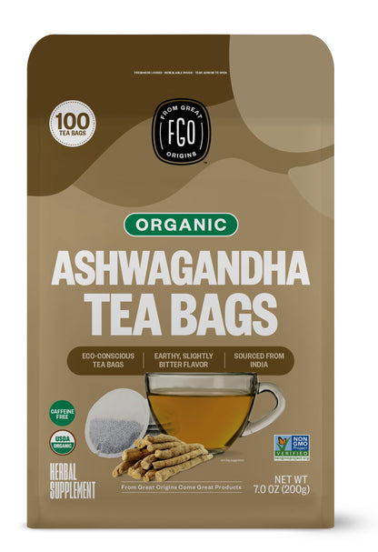 ElderZen Organic Tea - Caffeine-Free Eco Bags
