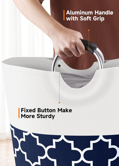 Collapsible Hamper Bag - Grey