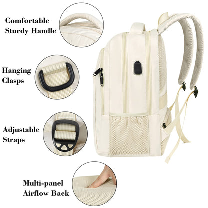 MATEIN SleekGuard Laptop Backpack with USB Port