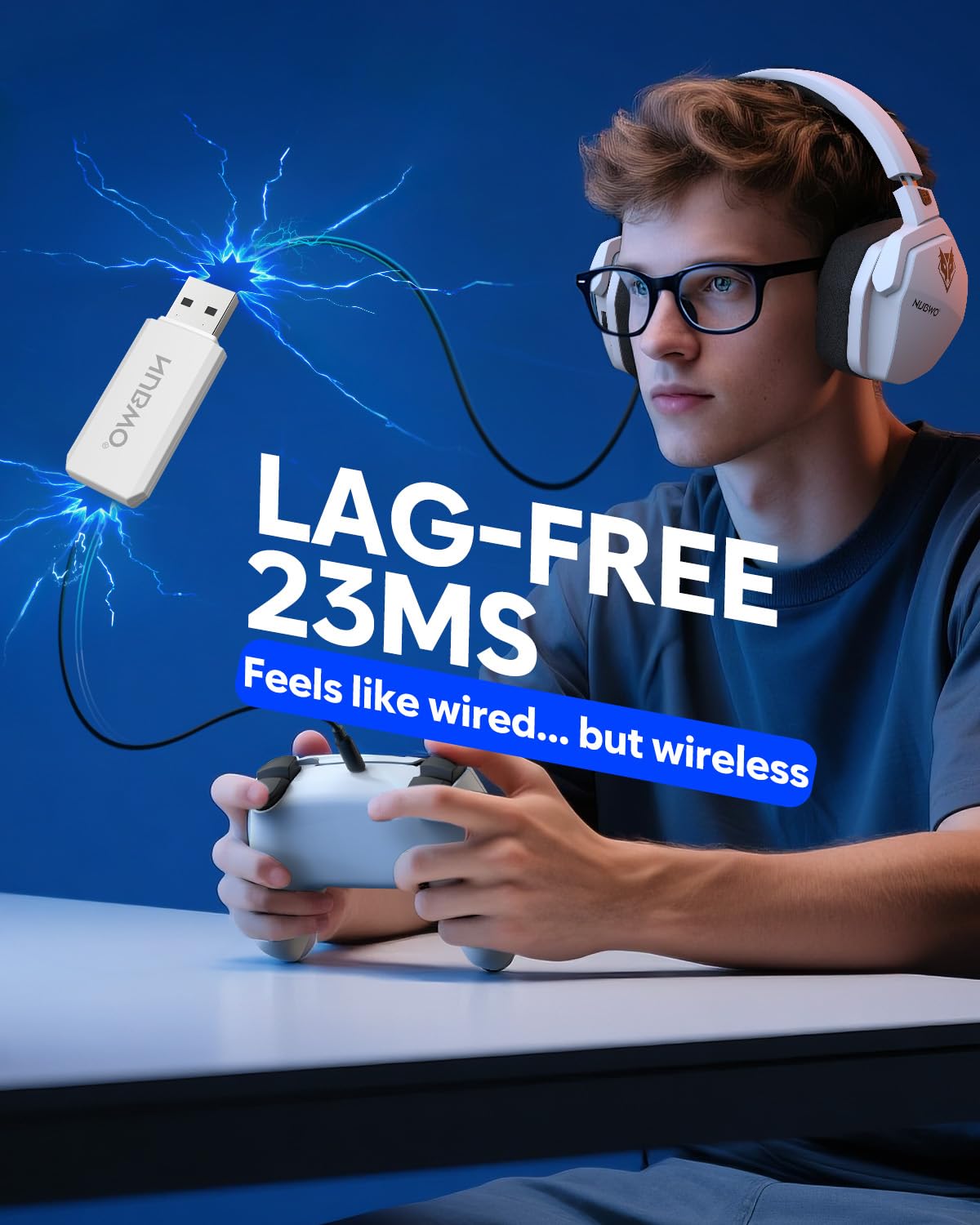 NUBWO G06 Dual Wireless Gaming Headset