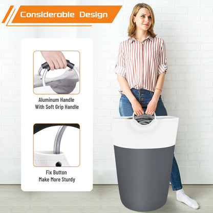 BlissTotes 90L Collapsible Laundry Hamper - Black