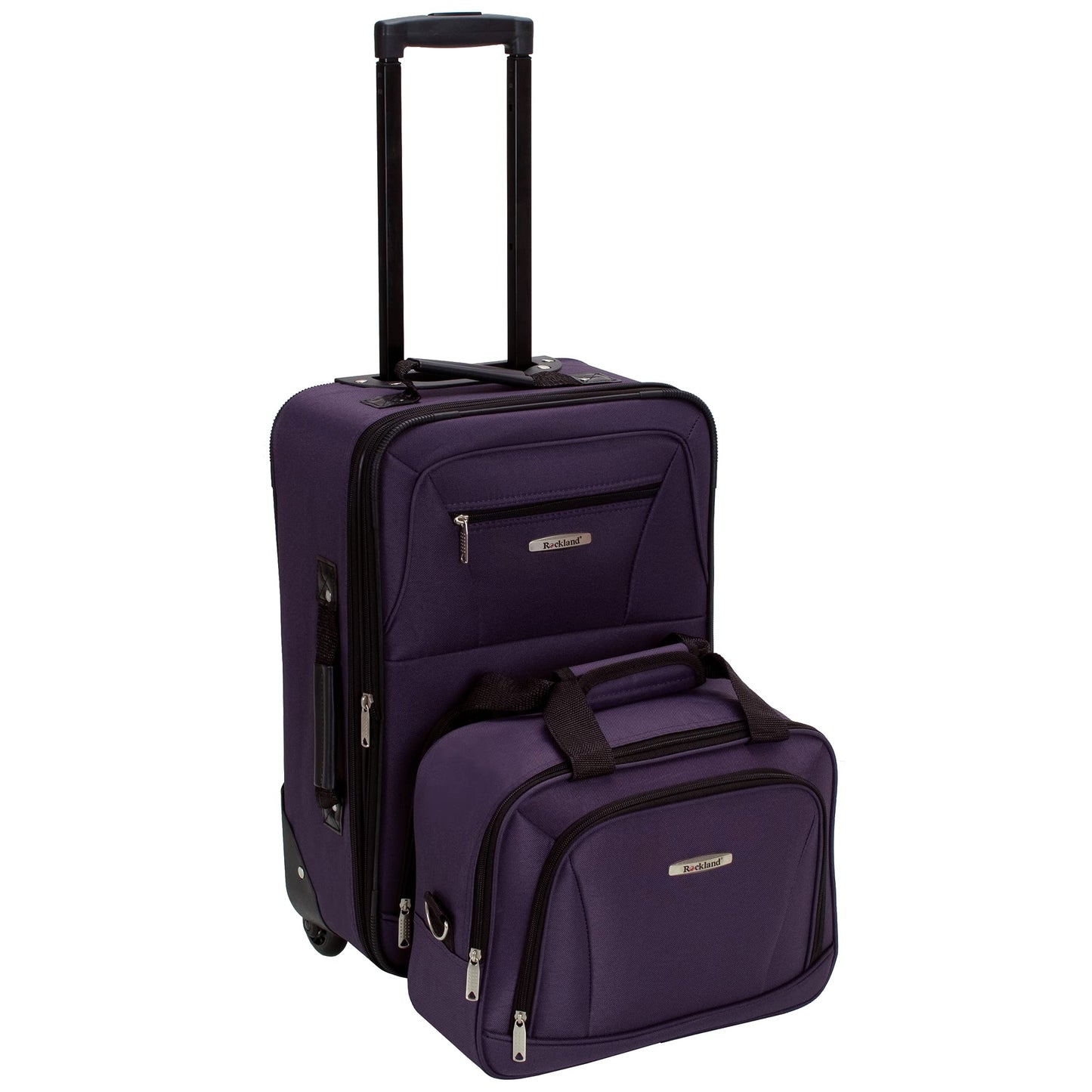 Rockland Expandable Dot Luggage Set - 2 Piece