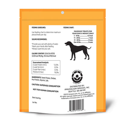 Solimo Sweet Jerky Dog Treats - 2 lbs