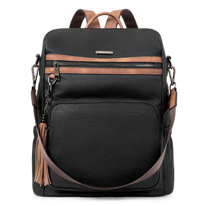 CLUCI Luxe Convertible Leather Backpack Purse