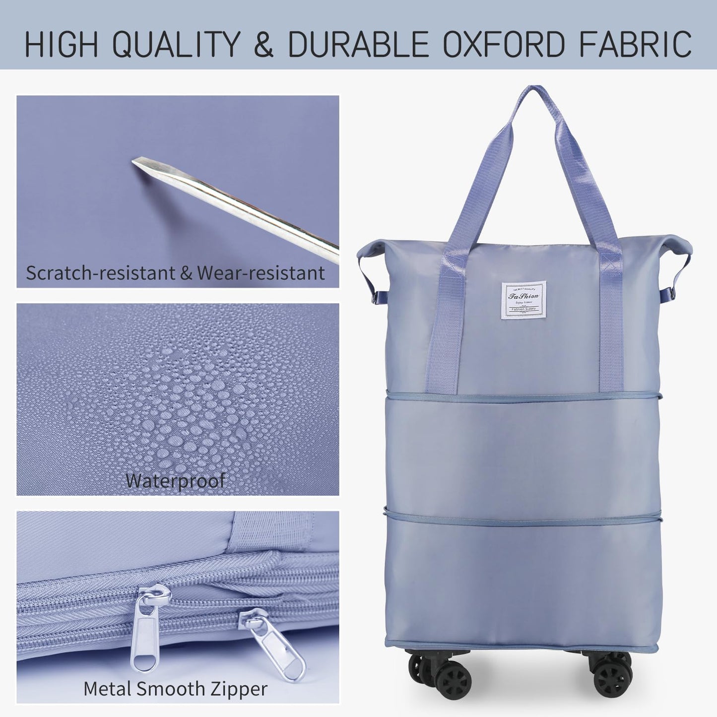 VoyagePro Expandable Wheeled Duffle Bag