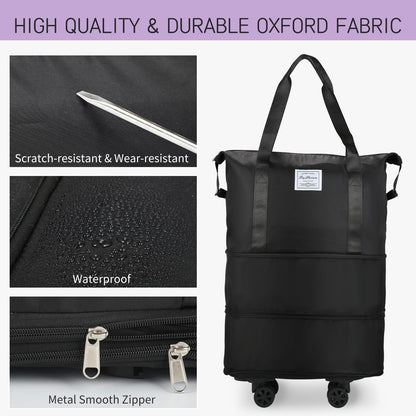 VoyagePro Expandable Wheeled Duffle Bag