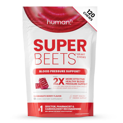 SuperBeets Heart Chews: Pomegranate Berry Boost