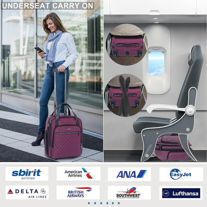 EMPSIGN 16 Wheeled Underseat Travel Bag