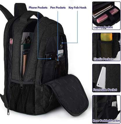 MATEIN SleekGuard Laptop Backpack with USB Port