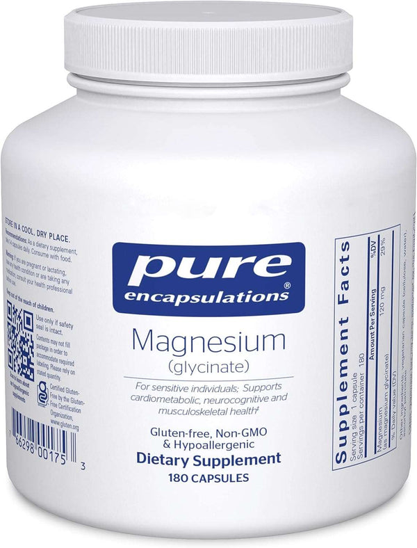 Pure Encapsulations Magnesium (Glycinate) - Supplement to Support Stress Relief, Sleep, Heart Health, Nerves, Muscles, and Metabolism* - with Magnesium Glycinate - 90 Capsules - Premium Vitamins, Minerals & Supplements from Visit the Pure Encapsulations Store - Just $41.60! Shop now at Handbags Specialist Headquarter