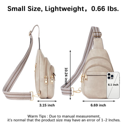 BOSTANTEN Chic Leather Crossbody Sling Bag