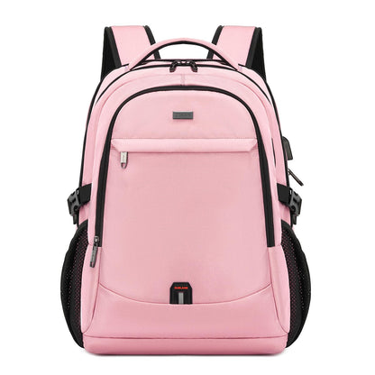 DUSLANG Travel Laptop Backpack with USB Port - Black