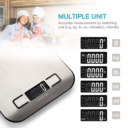 Ultrean Kitchen Scale - 11lb Capacity